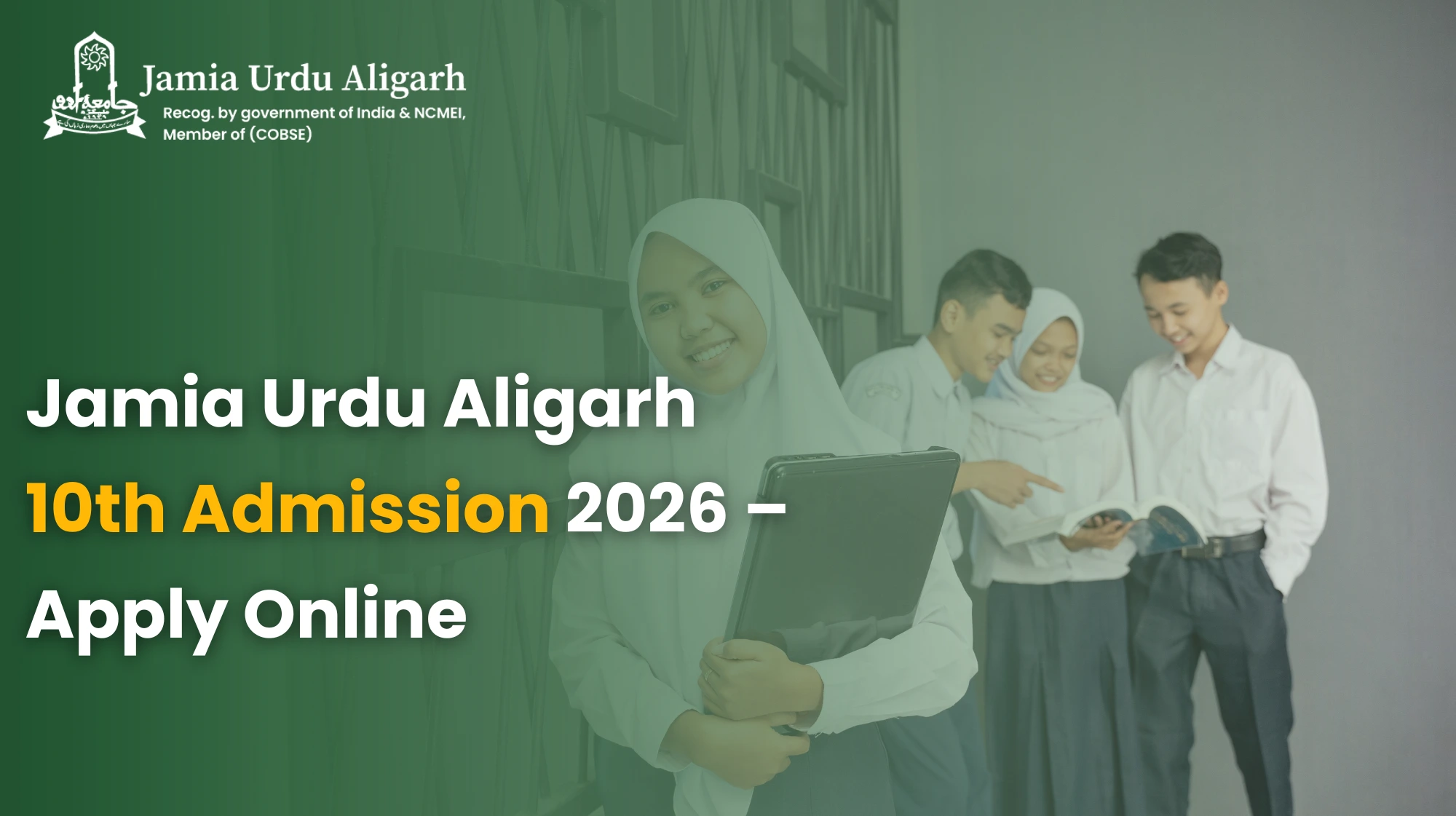 Jamia Urdu Aligarh 10th Admission 2026 – Apply Online
